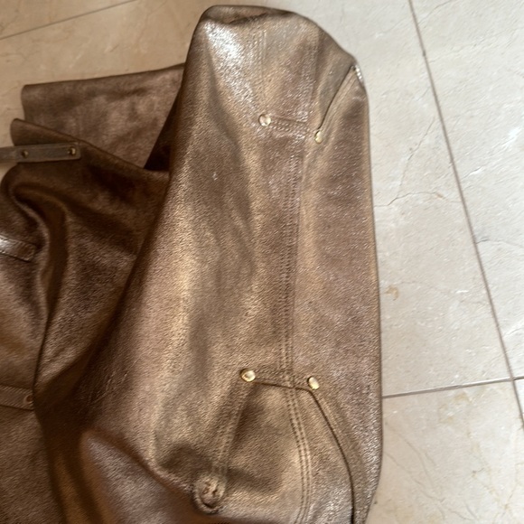 Authentic Tiffani & Co. metallic reversible tote - Picture 8 of 8